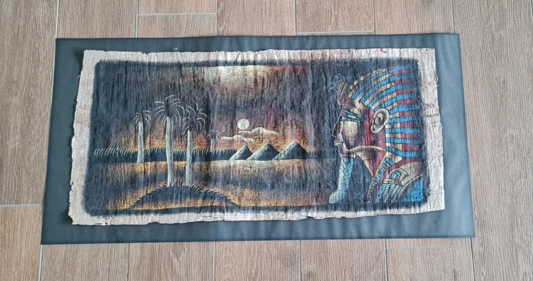GRATIS originele papyrus Toetanchamon, Huis en Inrichting, Ophalen