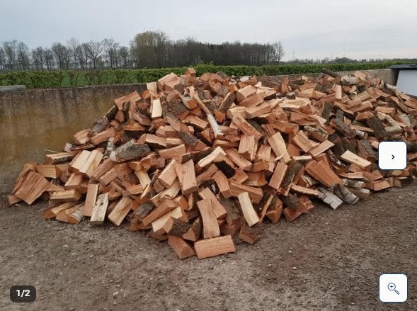 Brandhout: eik + kerselaar - regio Brecht, Enlèvement