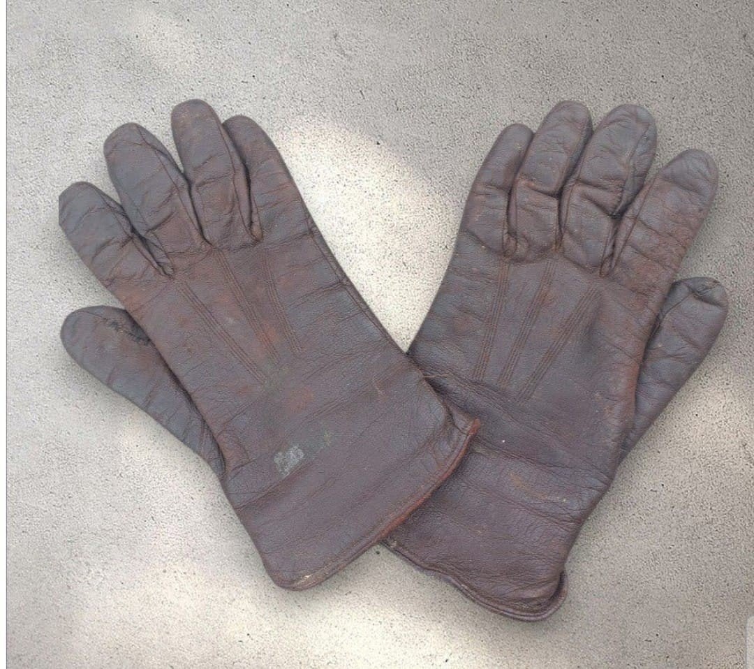 Fliegerhandschuhe d'hiver de la Luftwaffe allemande WW2, Enlèvement ou Envoi, Armée de l'air, Vêtements ou Chaussures