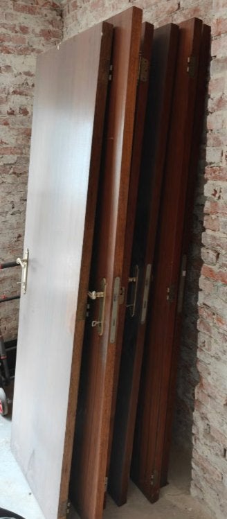 4 binnendeuren, Doe-het-zelf en Bouw, Ophalen, Gebruikt, Hout, Binnendeur