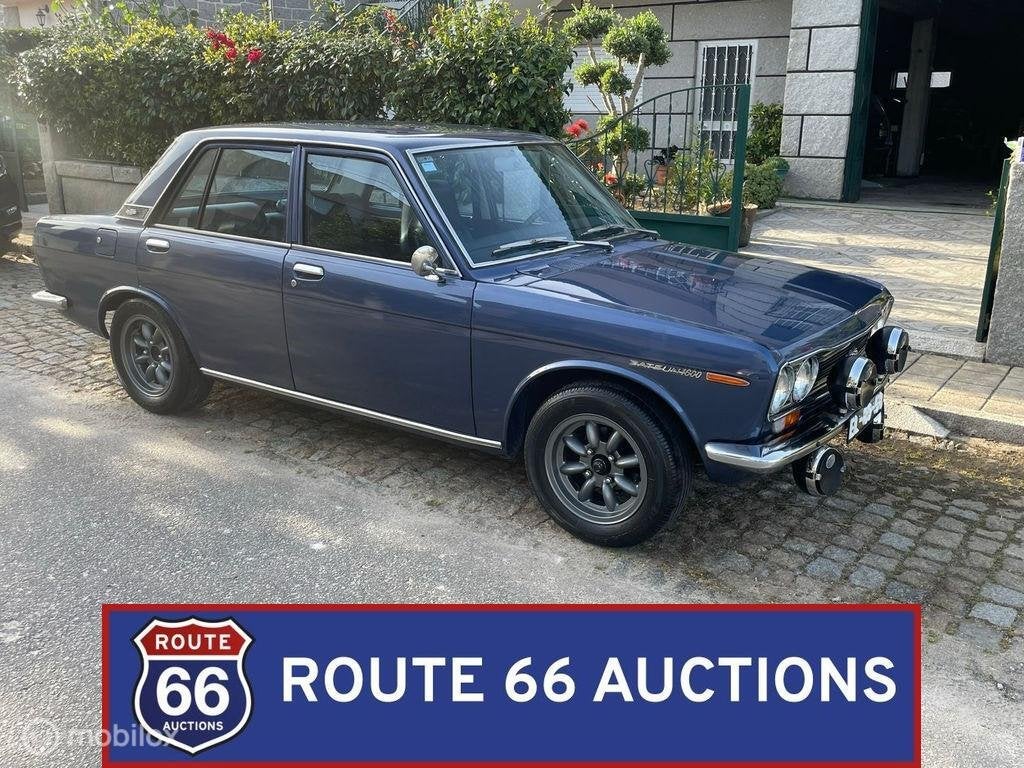 Datsun 1600 SSS | 1972 | Route 66 Auctions, Auto's, Overige merken, Zwart, Bedrijf, Handgeschakeld