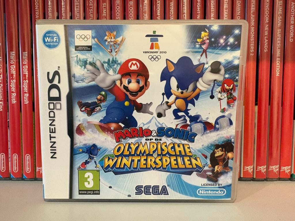 Mario & Sonic Op De Olympische Winterspelen (DS), Games en Spelcomputers, Ophalen of Verzenden, Zo goed als nieuw
