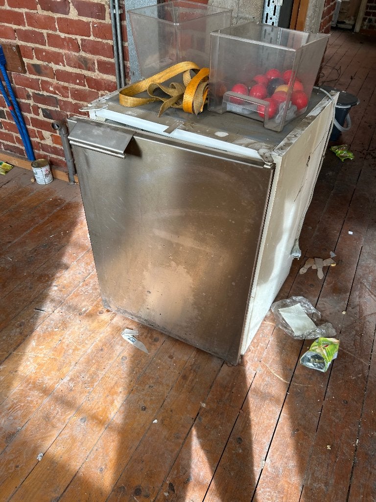 Frigo, Avec compartiment congélateur, 85 à 120 cm, Enlèvement, Utilisé