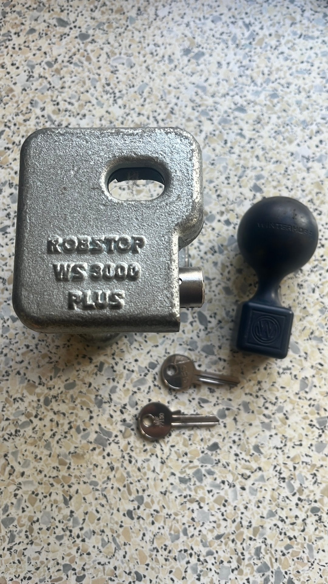 Robstop WS 3000 Plus disselslot, Caravans en Kamperen, Caravanaccessoires, Ophalen of Verzenden, Zo goed als nieuw