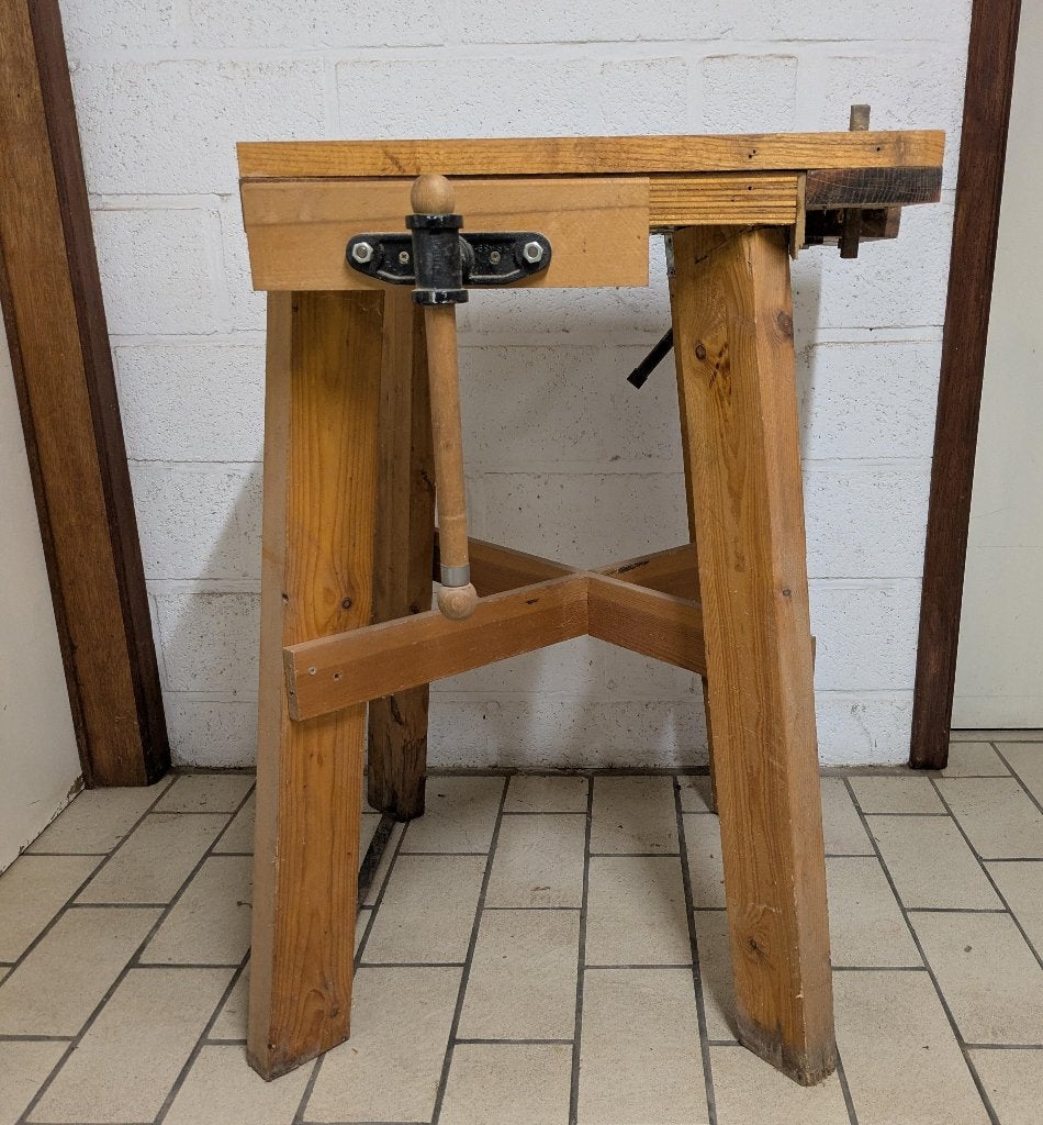 houten werkbank, Hobby & Loisirs créatifs, Enlèvement, Utilisé