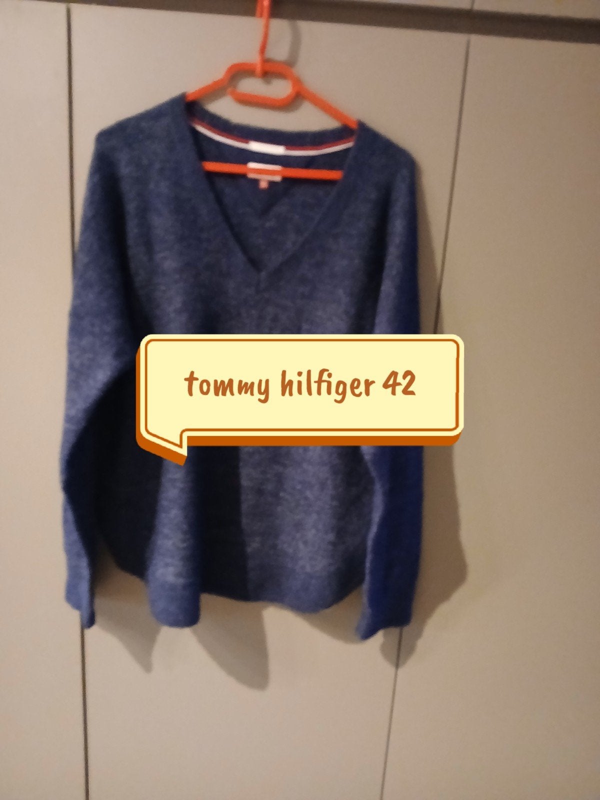 Trui tommy hilfiger 42, Kleding | Dames, Tommy hilfiger, Blauw, Maat 42/44 (L), Ophalen of Verzenden
