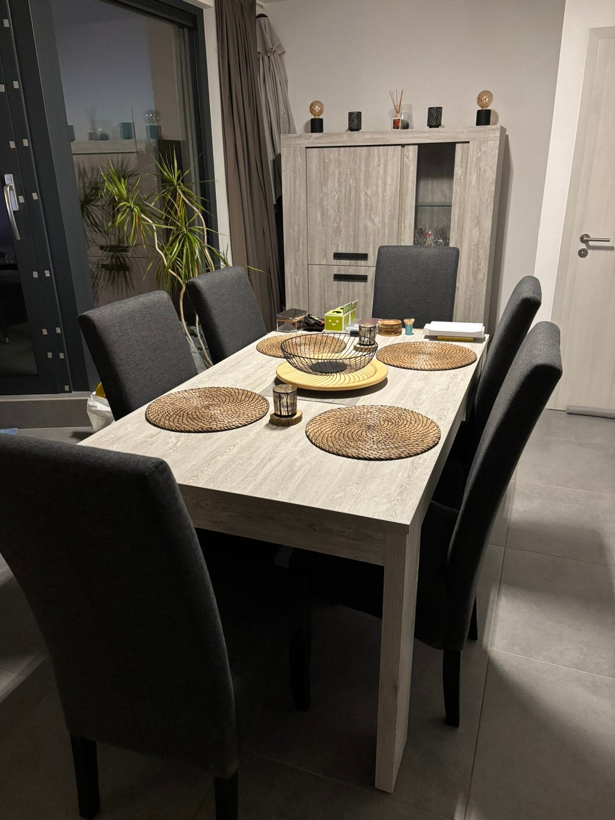 Meuble de salle à manger, Enlèvement, Utilisé, Moderne, 4 à 6 chaises