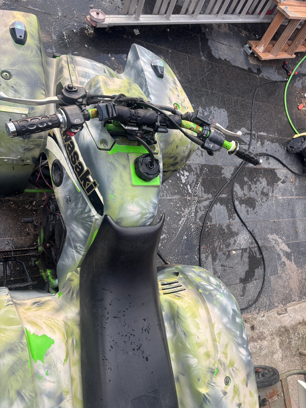 Kawasaki ksf250, Motoren, Ophalen