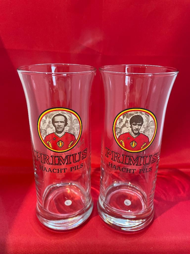 bierglazen Primus Haacht Pils, Verzamelen, Ophalen of Verzenden, Gebruikt, Bierglas