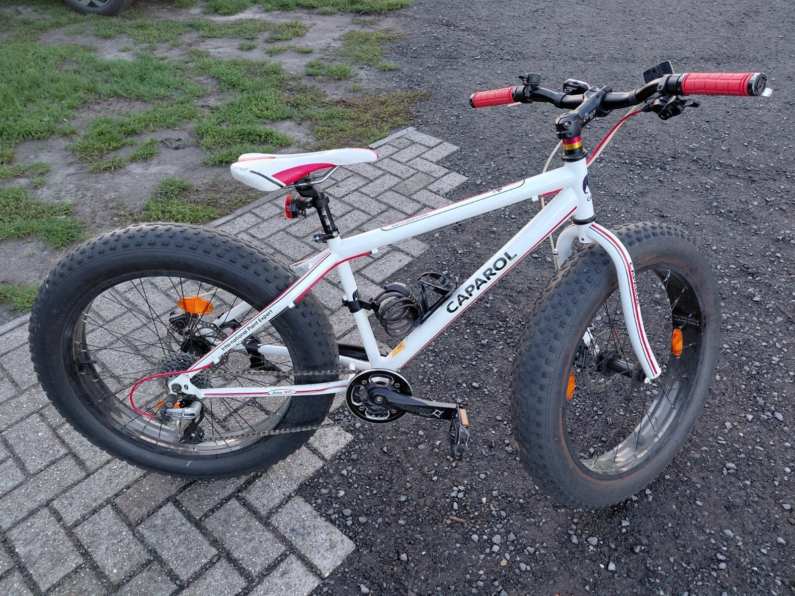 fatbike caparol special editie, Enlèvement
