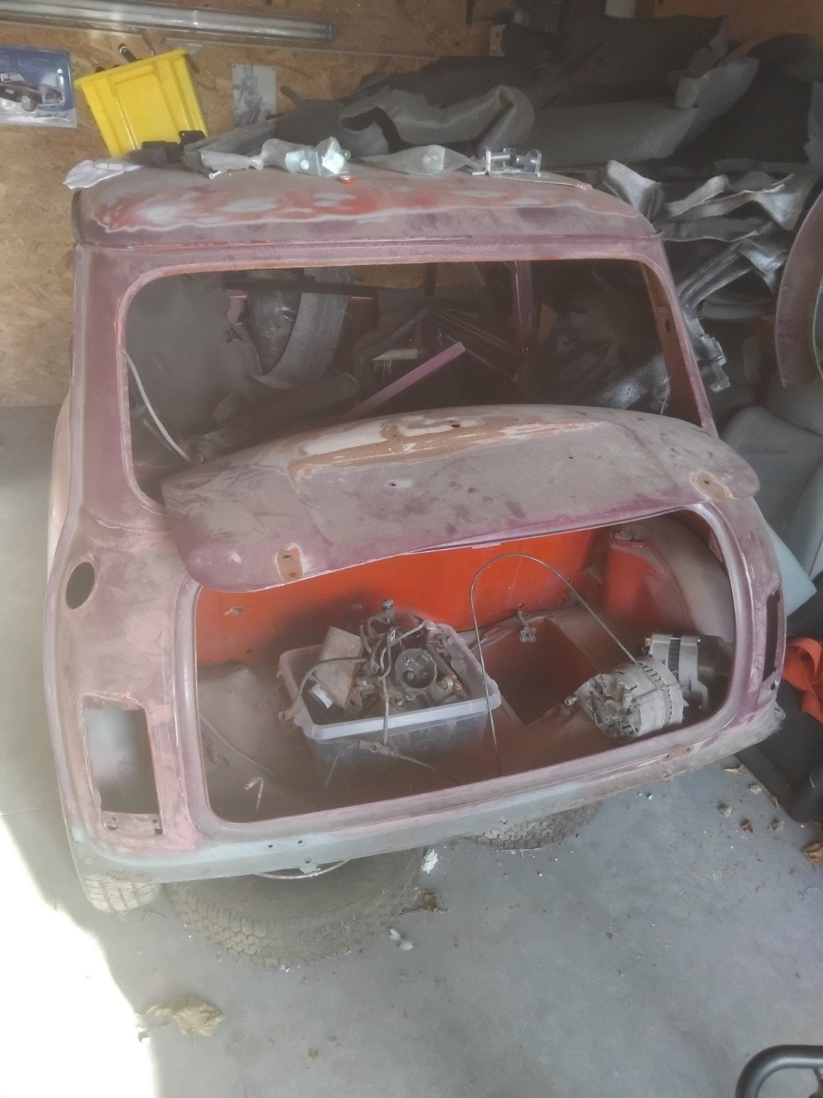 Complete austin mini 'the chelsea' in onderdelen, Auto-onderdelen, Carrosserie, Mini, Austin, Ophalen