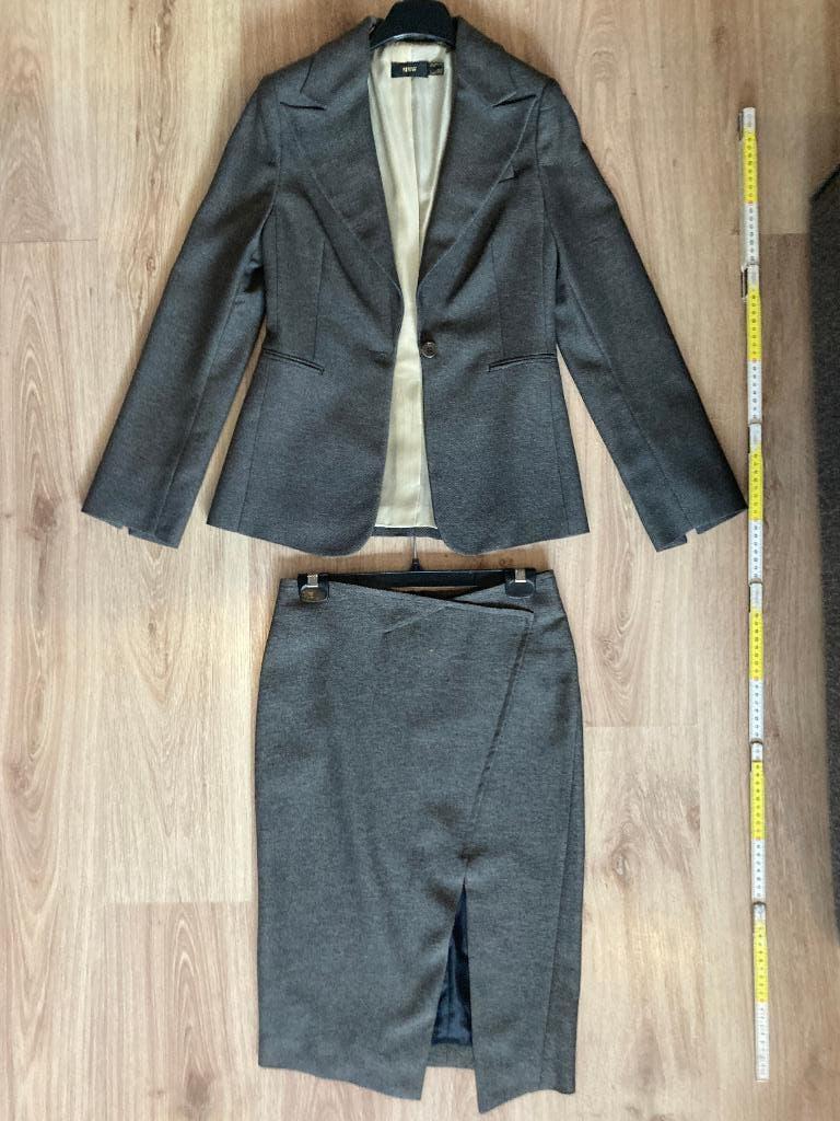 Ensemble veste et jupe vert Mango, Neuf, Mango, Taille 36 (S), Vert