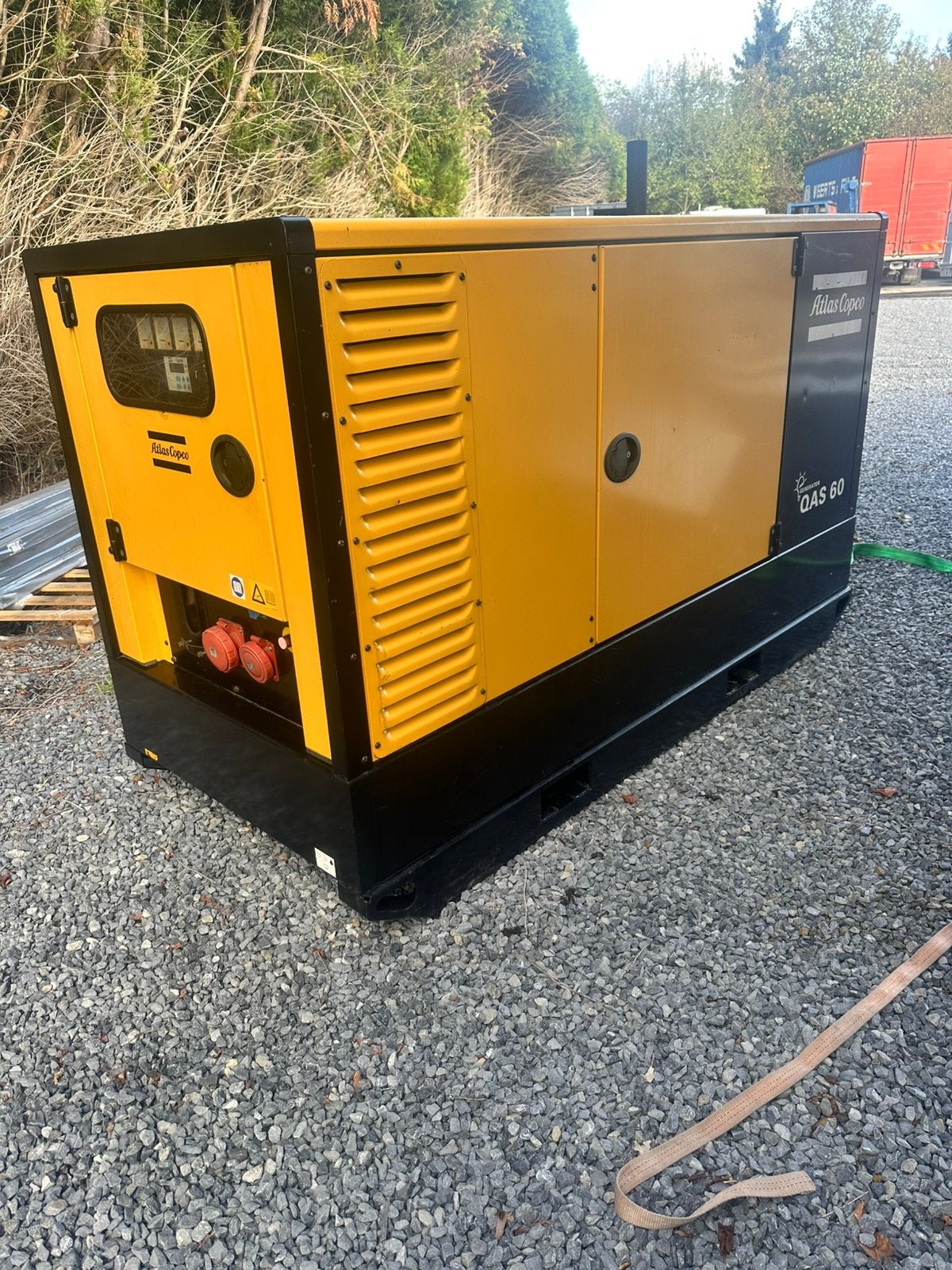 Groupe electrogenes atlas copco 60 kva, Enlèvement, Comme neuf