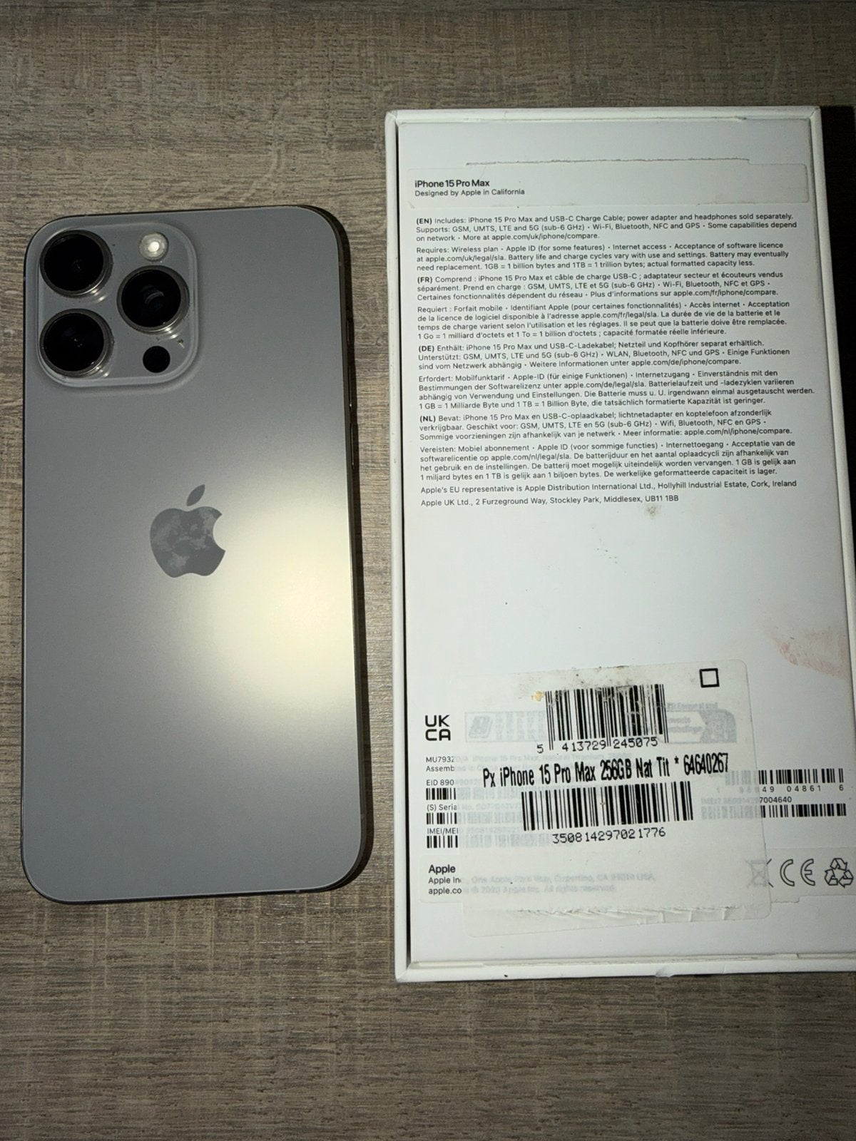 Iphone 15 pro max, Telecommunicatie, Ophalen, Zo goed als nieuw, IPhone 15