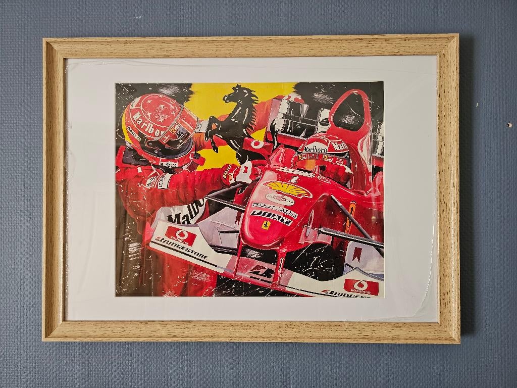 Litho Eric Jan Kremer "Michael Schumacher", Ophalen of Verzenden