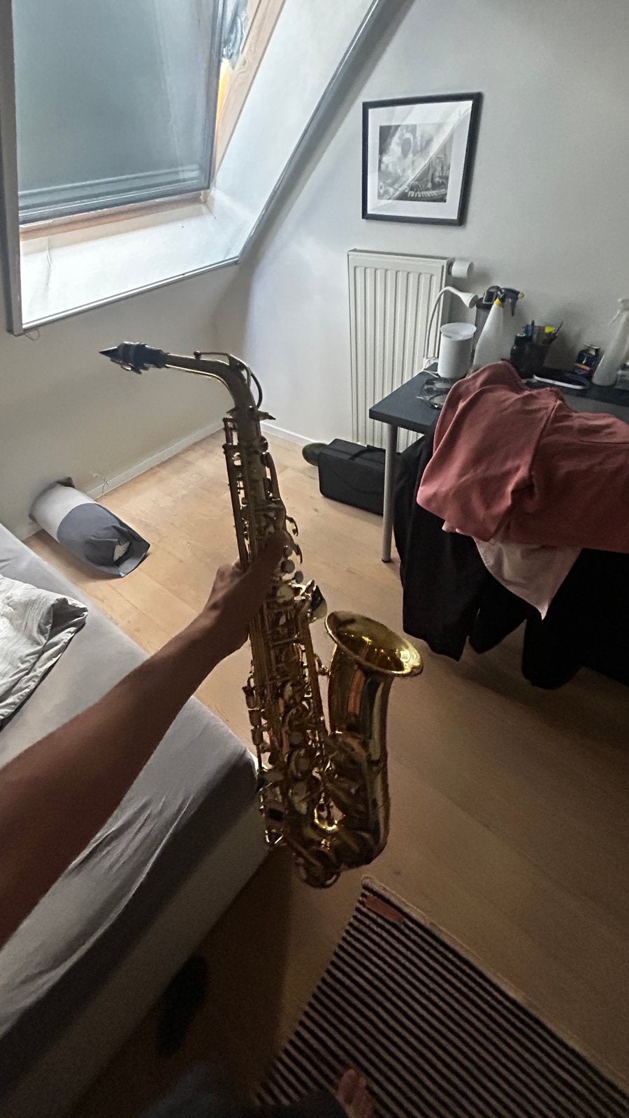 Saxofoon jinbao, Muziek en Instrumenten, Blaasinstrumenten | Saxofoons, Ophalen of Verzenden, Zo goed als nieuw