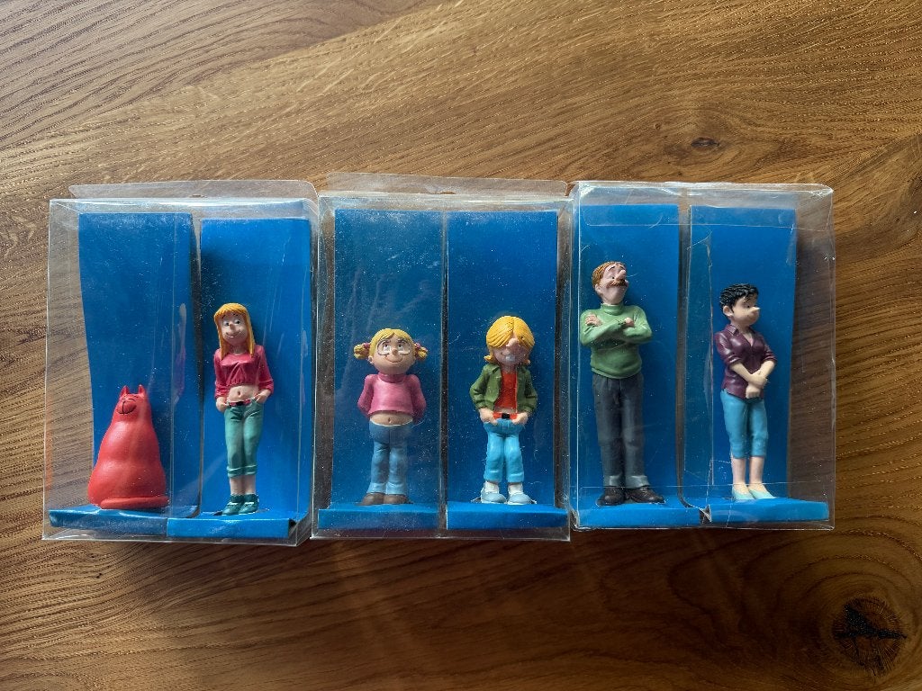 Jan Jans en de kinderen beeldjes compleet in orig verpakking, Verzamelen, Ophalen of Verzenden, Overige figuren, Zo goed als nieuw