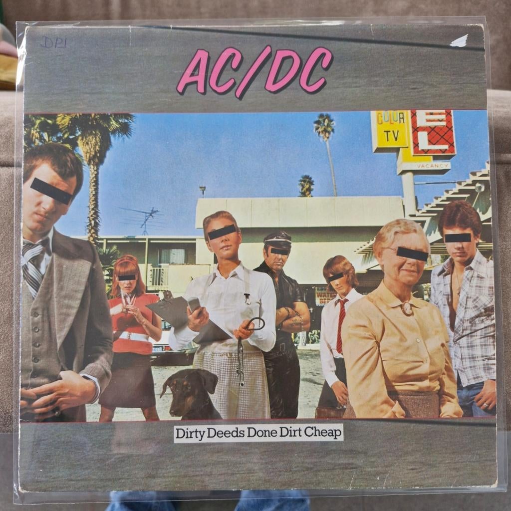 LP AC/DC " Dirty Deeds Done Dirt Cheap ", Ophalen of Verzenden, 1970 - 1979, Gebruikt, 12 inch