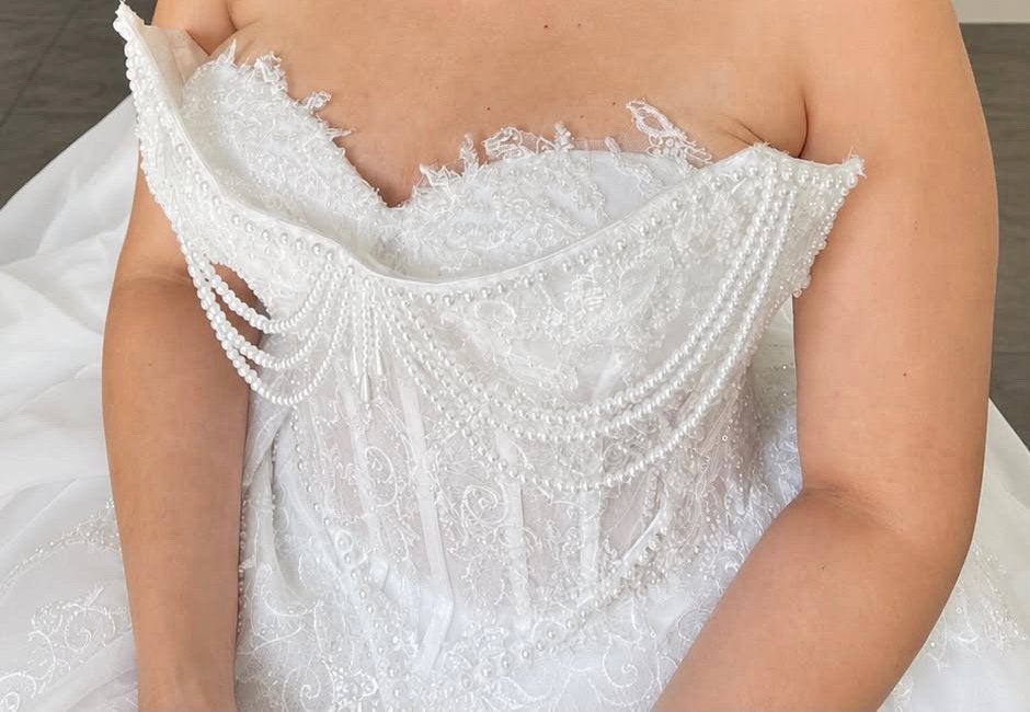 Bruidsjurk, Kleding | Dames, Ophalen of Verzenden, Zo goed als nieuw, Wit, Trouwjurk