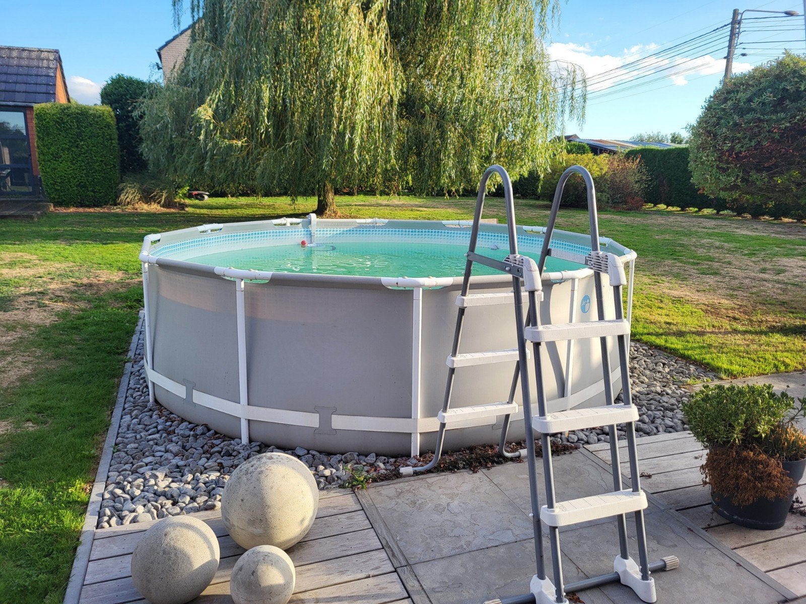 Piscine Intex 366/99, Jardin & Terrasse, 200 à 400 cm, 300 cm ou plus, Rond, Enlèvement