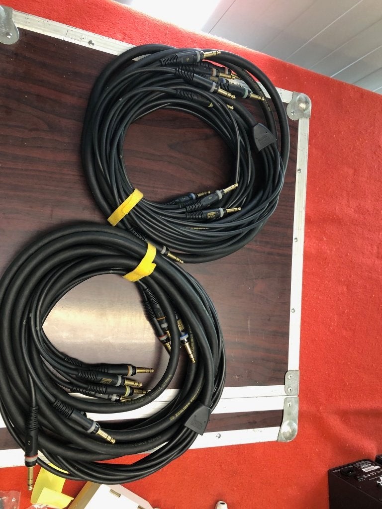 Diverse multicore audio kabels xlr / jack, Ophalen of Verzenden, Gebruikt, Apparatuur