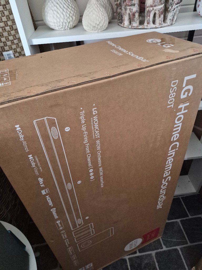 Nieuwe LG DS80TR 5.1.3 Dolby Atmos Soundbar + Subwoofer, Ophalen, Bluetooth, Nieuw