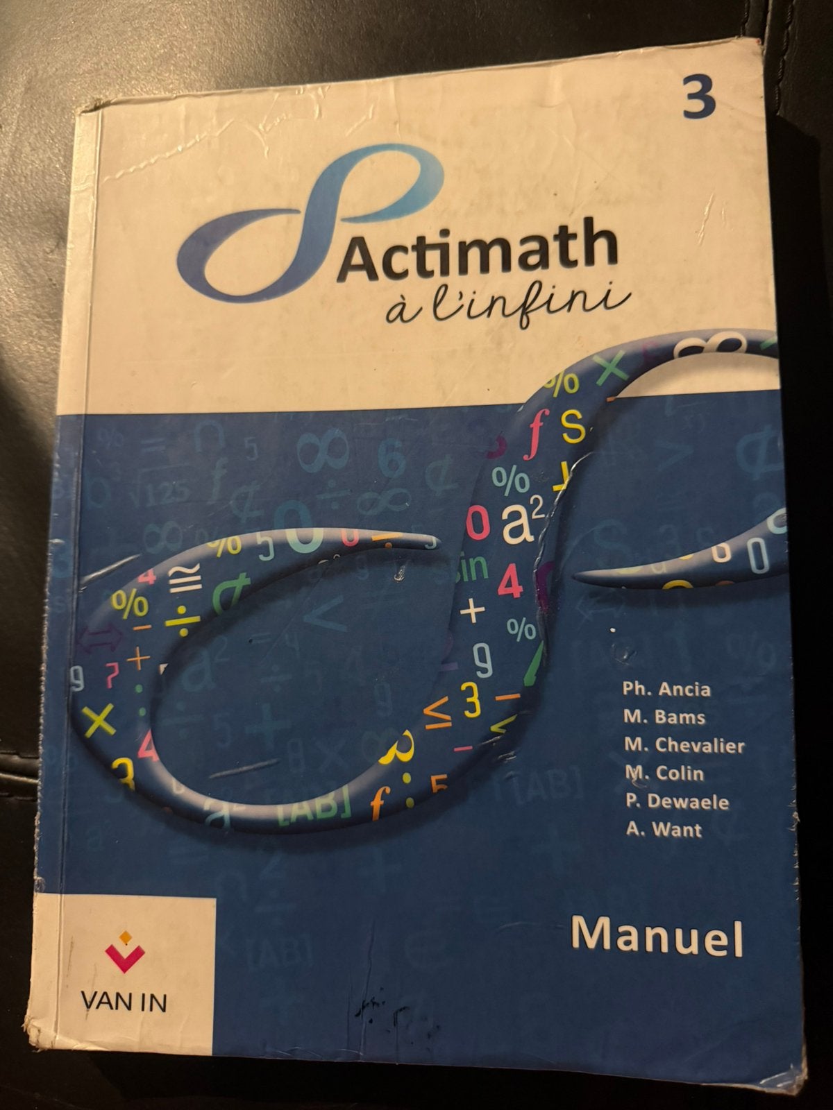Actimath à l'infini 3 - Manuel, Enlèvement ou Envoi, Utilisé, Secondaire, Autres matières