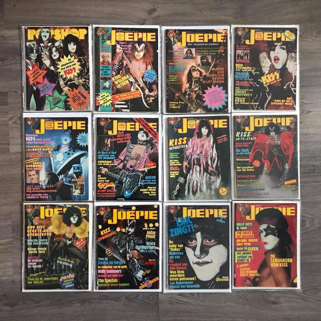 GEZOCHT: joepie magazines met KISS of andere magazines., Boeken, Ophalen of Verzenden