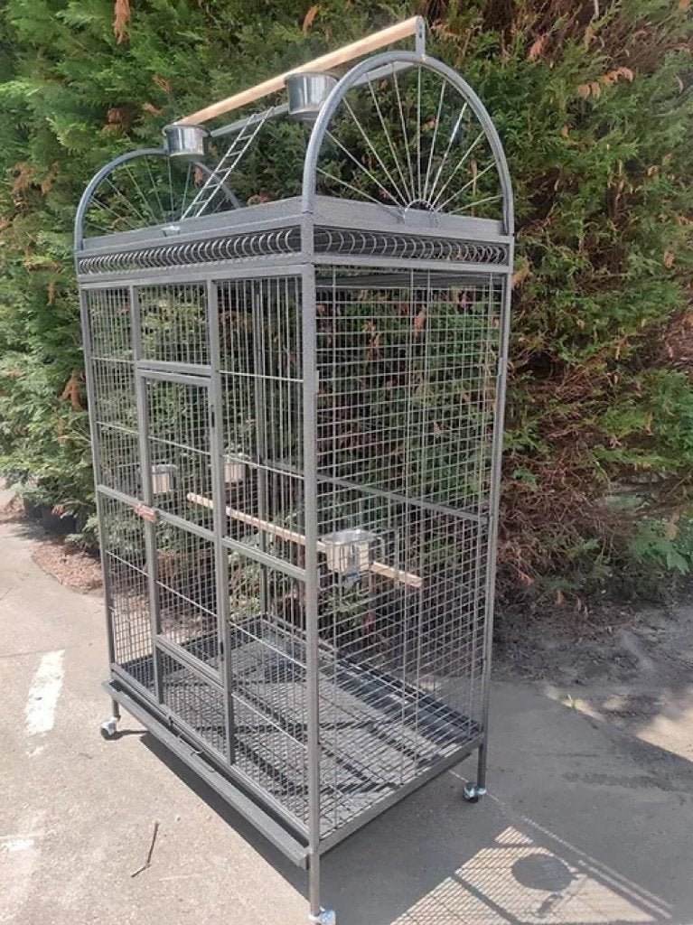 Papegaai kooi galah, Enlèvement, Neuf, Métal, Cage à oiseaux