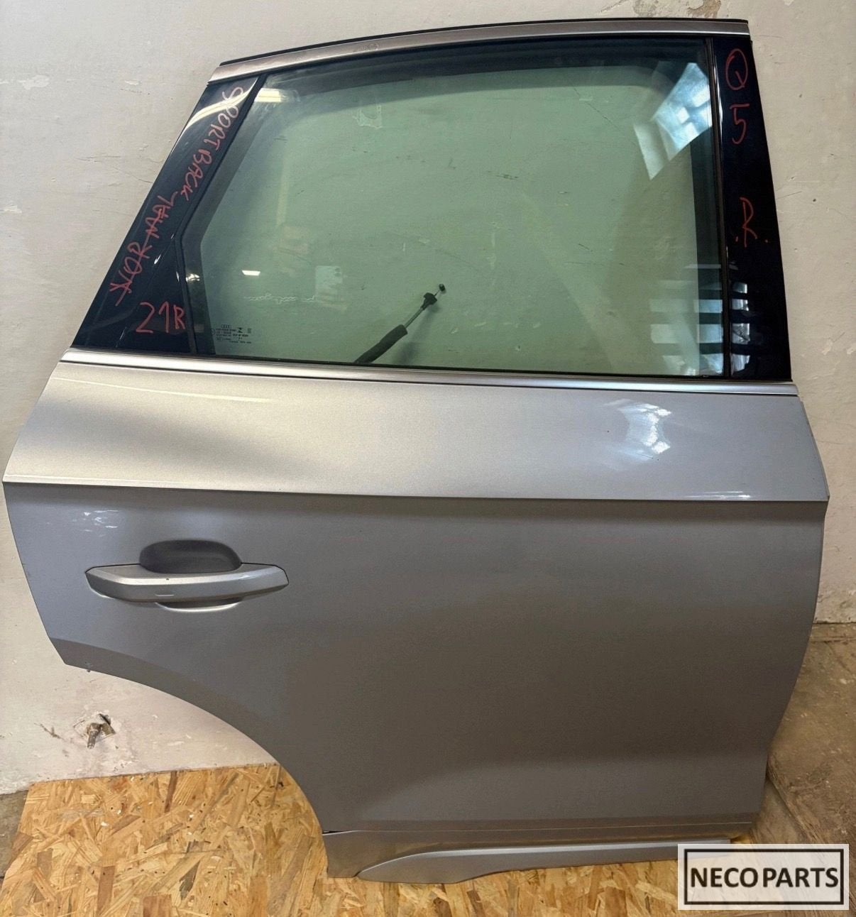 AUDI Q5 SQ5 SPORTBACK PORTIER DEUR ACHTER RECHTS ORIGINEEL, Gebruikt, -, Achter, -