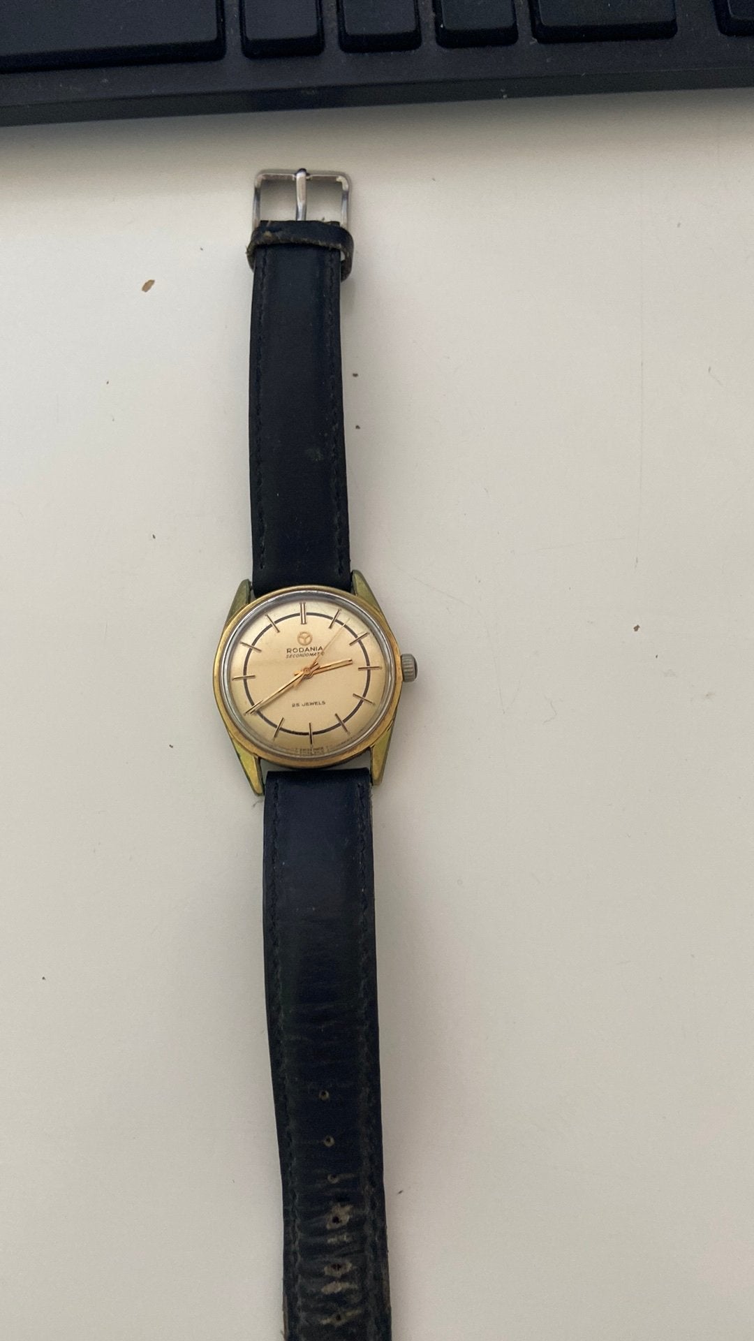 Montre Rodania secondmatic, Enlèvement ou Envoi, Utilisé, Autres marques