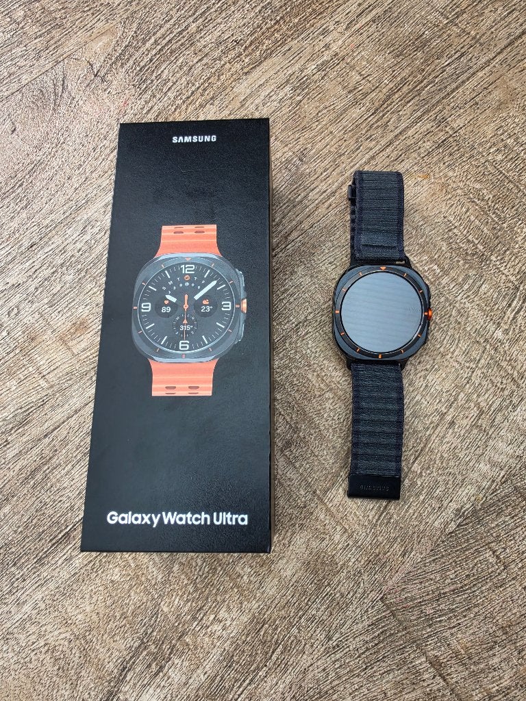Galaxy Watch Ultra (2024) + Trail Band, Comme neuf, Écran tactile, Noir, Enlèvement
