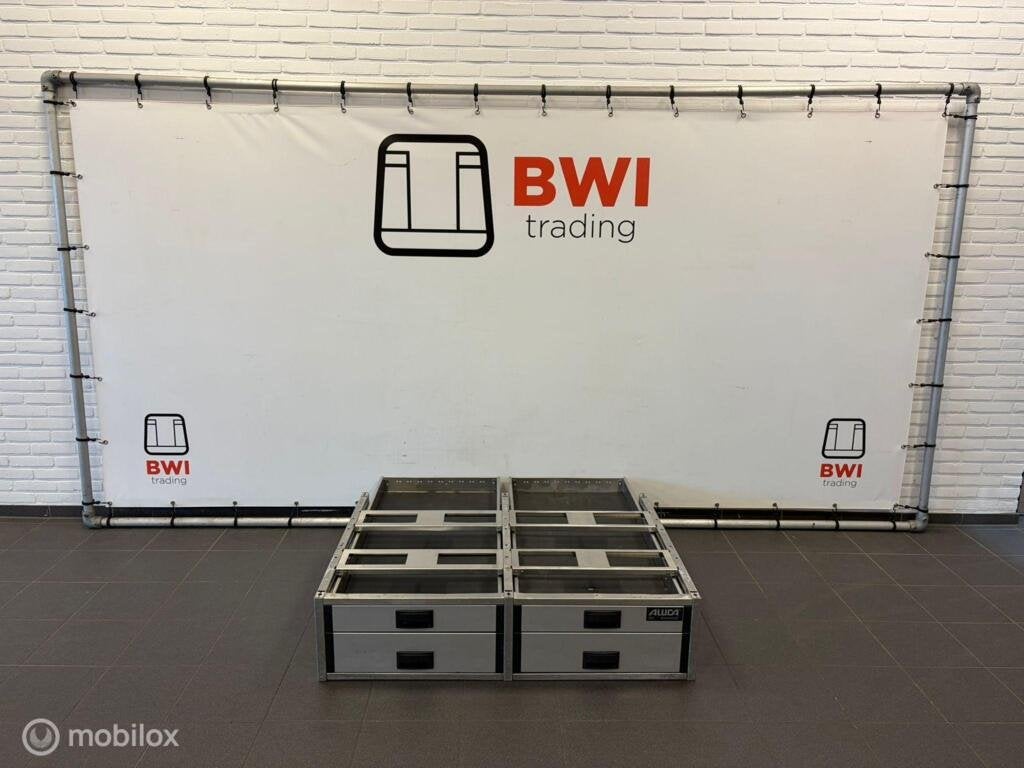 Aluca dubbele bodem / bedrijfswageninrichting / ladekast, Auto diversen, Ophalen of Verzenden