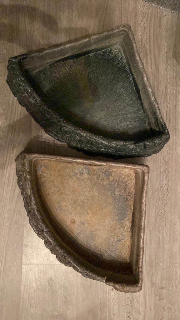 2 grote exo terra waterbakken, Dieren en Toebehoren, Ophalen of Verzenden, Gebruikt, Tak, Plant, Rots of Steen