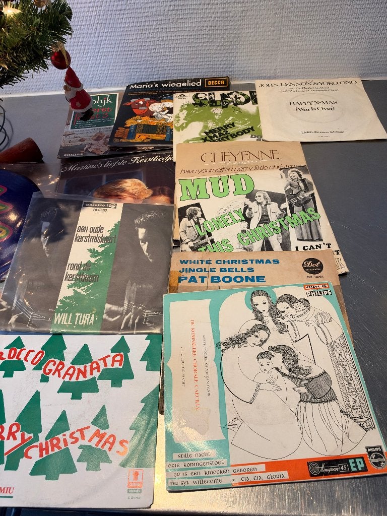 Singles Kerstmis, Cd's en Dvd's, Gebruikt, Overige genres, 7 inch, Ophalen of Verzenden