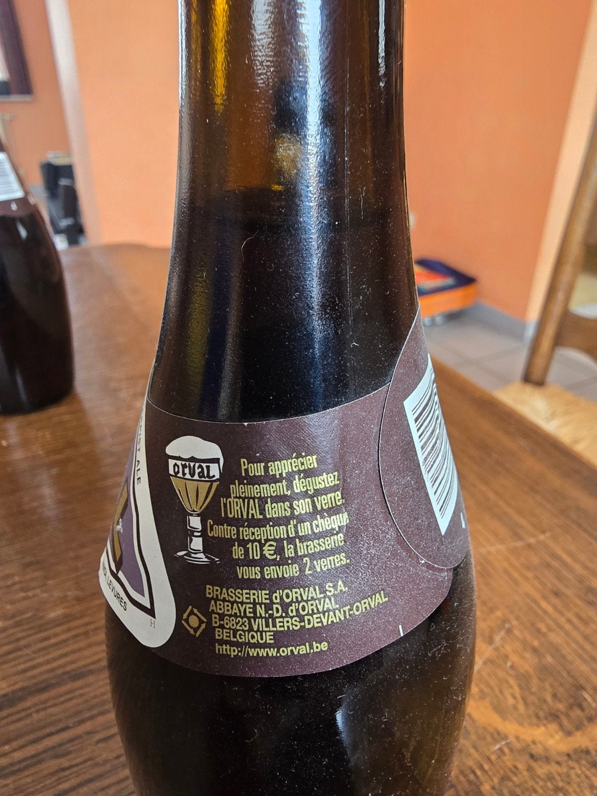 Orval Bouteille Française 2010, Collections, Marques de bière, Enlèvement ou Envoi