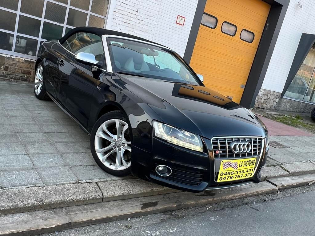 Audi S5 Cabriolet 2011 année 3.0 essence 245kw 0032478767323, Autos, Audi, Cuir, Euro 5, Achat, 224 g/km
