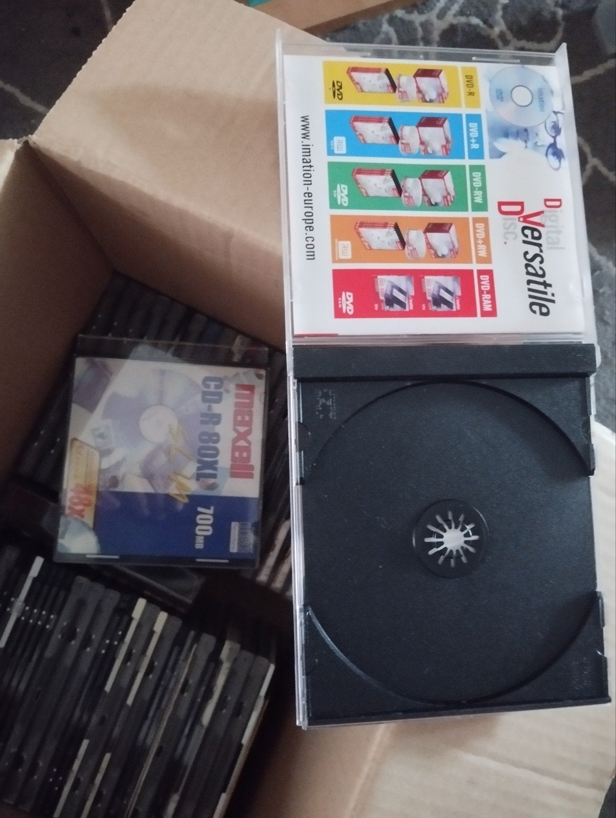 lege cd en dvd doosjes, Cd's en Dvd's, Ophalen