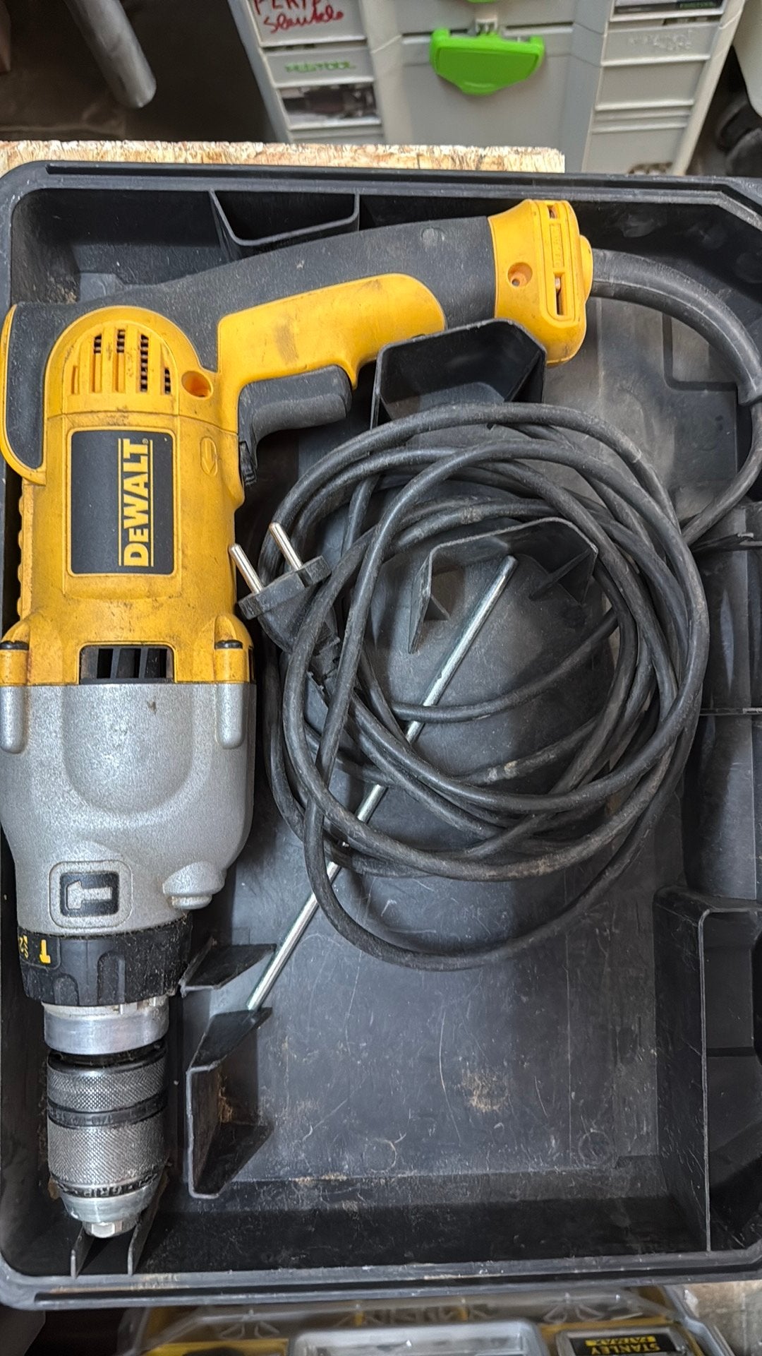 Boormachine dewalt, Ophalen, Gebruikt, Boormachine