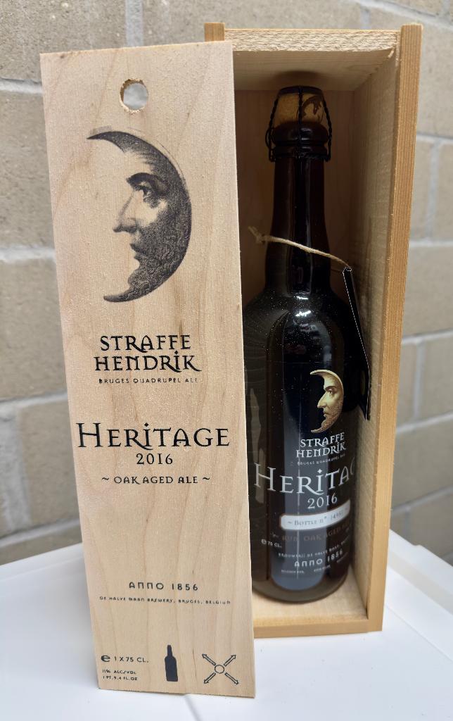 Straffe Hendrik Heritage 75cl in houten kist, Verzamelen, Ophalen of Verzenden, Nieuw, Flesje(s), Overige merken