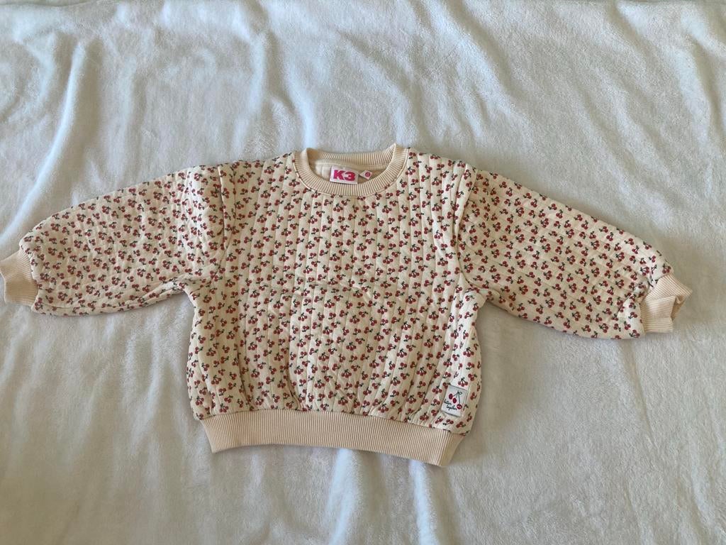 Trui met kersjes K3 - maat 104, Kinderen en Baby's, Kinderkleding | Maat 104, Gebruikt, Meisje, Trui of Vest, JBC