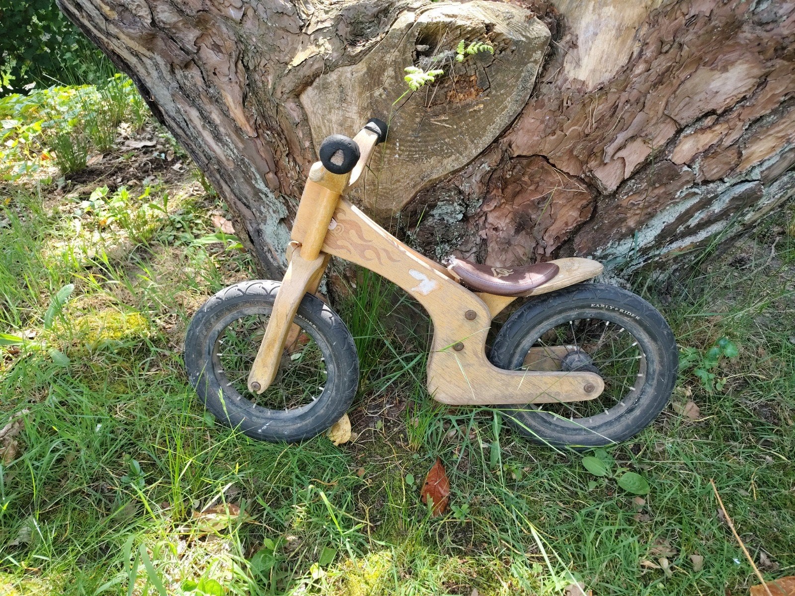 Loopfiets hout, Ophalen, Loopfiets