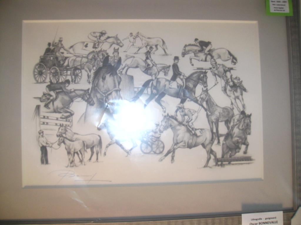 litho - Oscar Bonnevalle, Antiek en Kunst, Ophalen