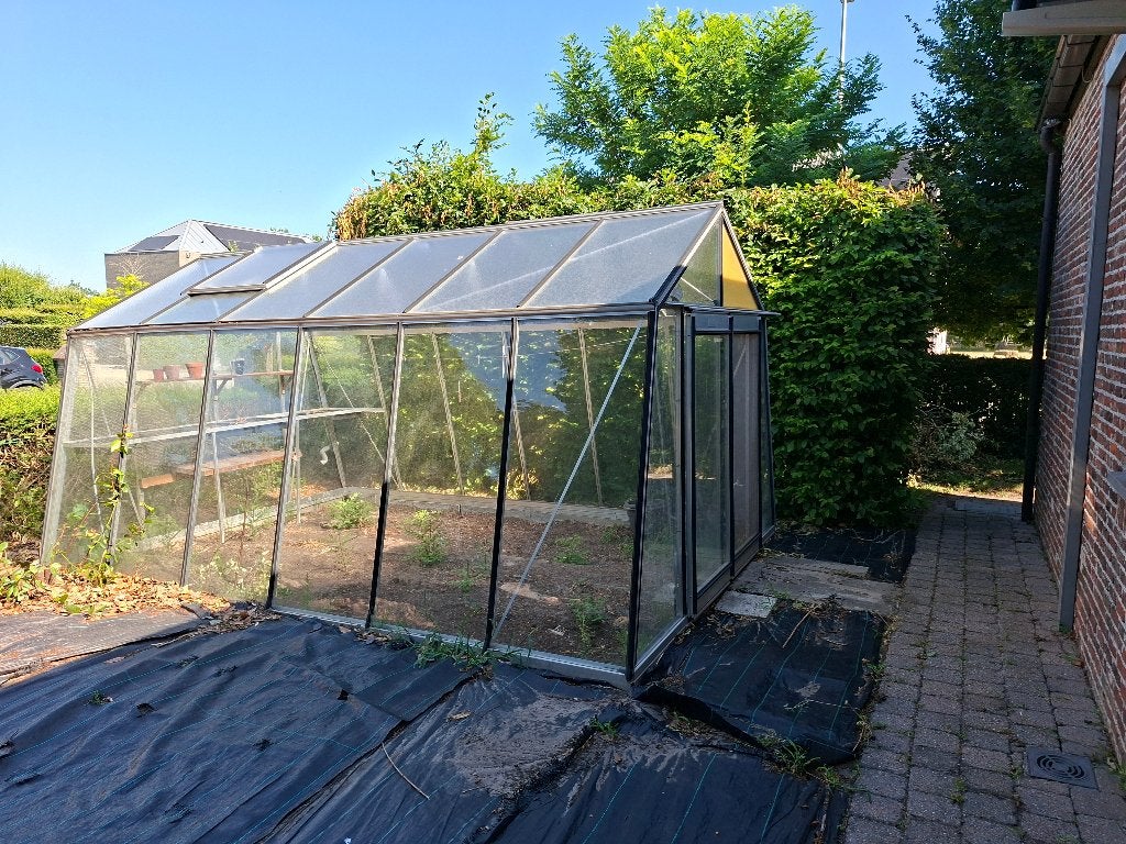 ACD serre 4.5m op 3m, Ophalen, Gebruikt, Kweekkas, Glas