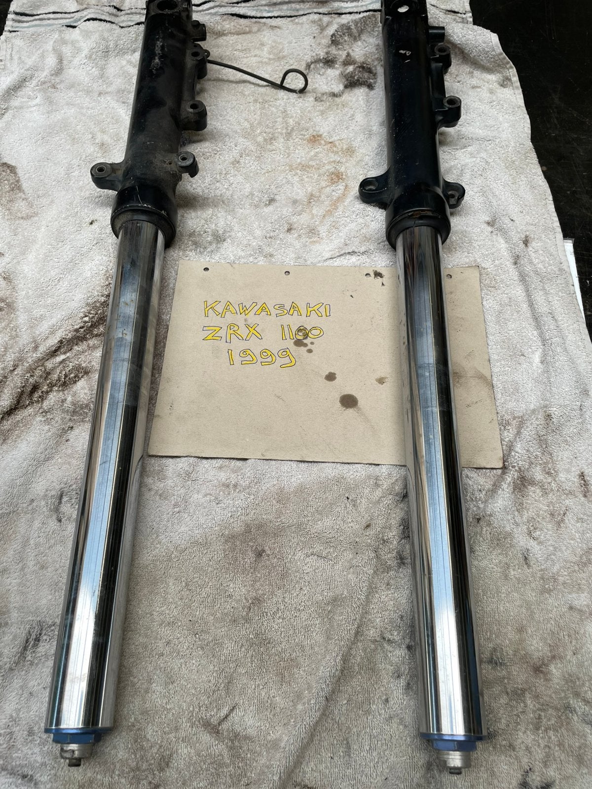 Fourche Kawasaki ZRX 1100 volledig, Ophalen, Gebruikt