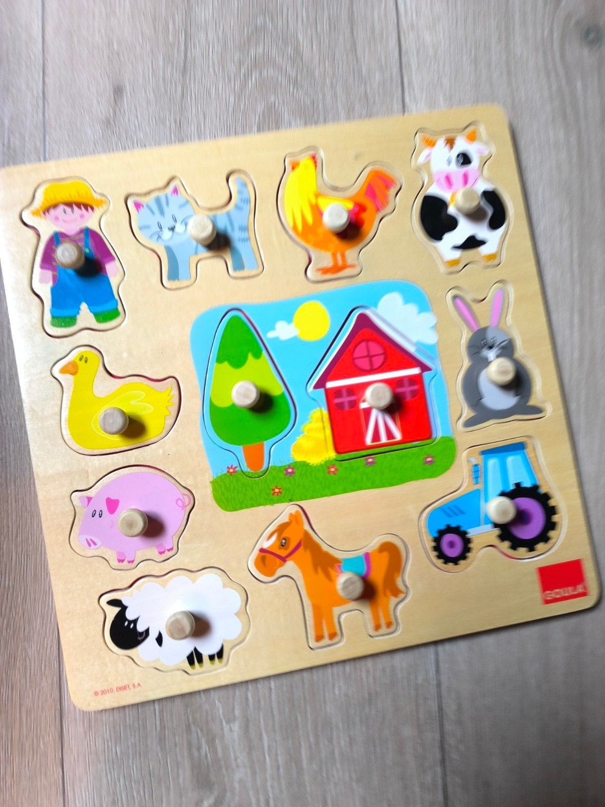 Houten puzzel, Ophalen of Verzenden, Zo goed als nieuw, 6 maanden tot 2 jaar