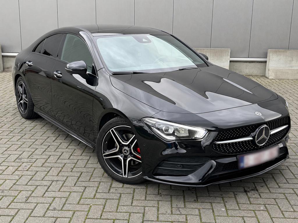 Mercedes benz cla 180d Amg line, Auto's, Automaat, CLA, Euro 6, Zwart