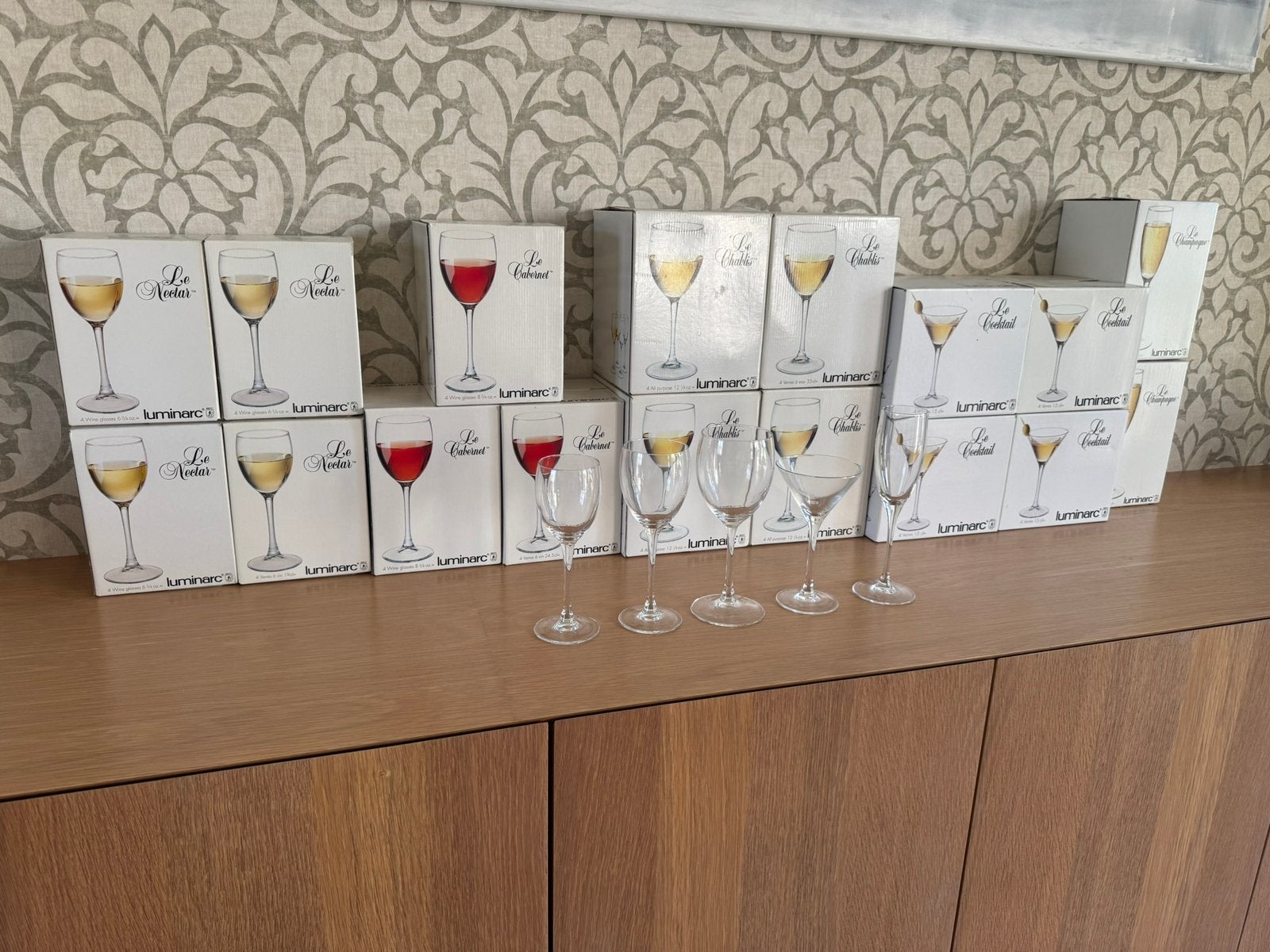 Glasservies, Ophalen, Zo goed als nieuw