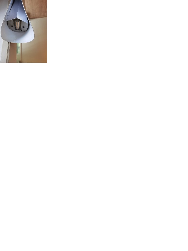 Vloerlamp 1,8m b/n, Ophalen, Design, E27 (groot), Zo goed als nieuw
