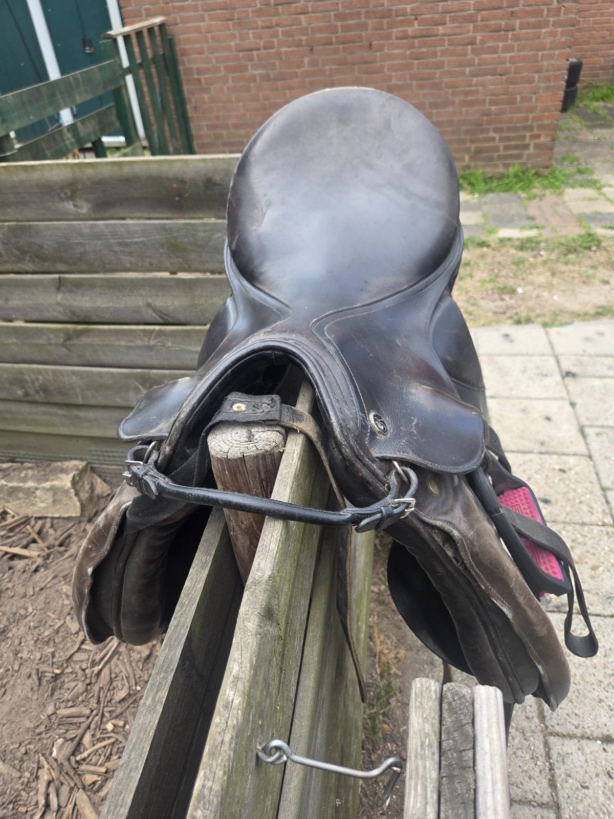 18 inch Kieffer dressuur zadel, XL (18 pouces ou plus), Utilisé, Dressage, Enlèvement